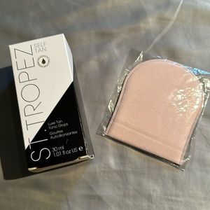 NIB St. Tropez Luxe Tan Tonic Drops w/ mitt